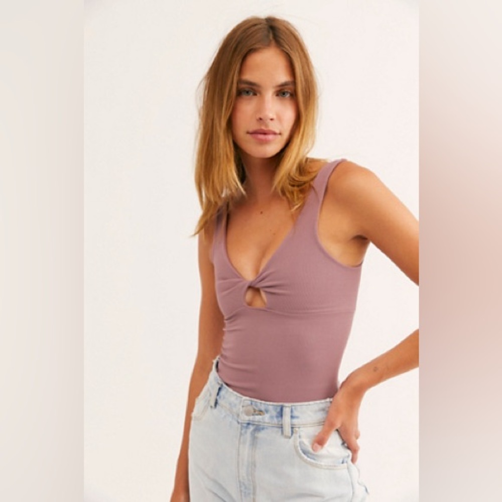 Free People Muave Always There Cami Sz XS